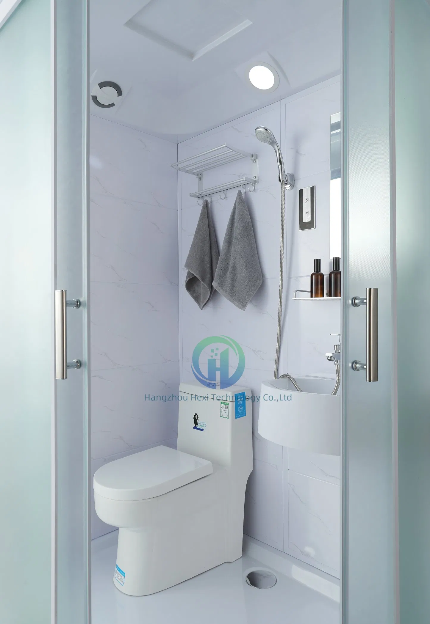 Stylish Sanitary Ware Prefab Bathroom for Contemporary Living