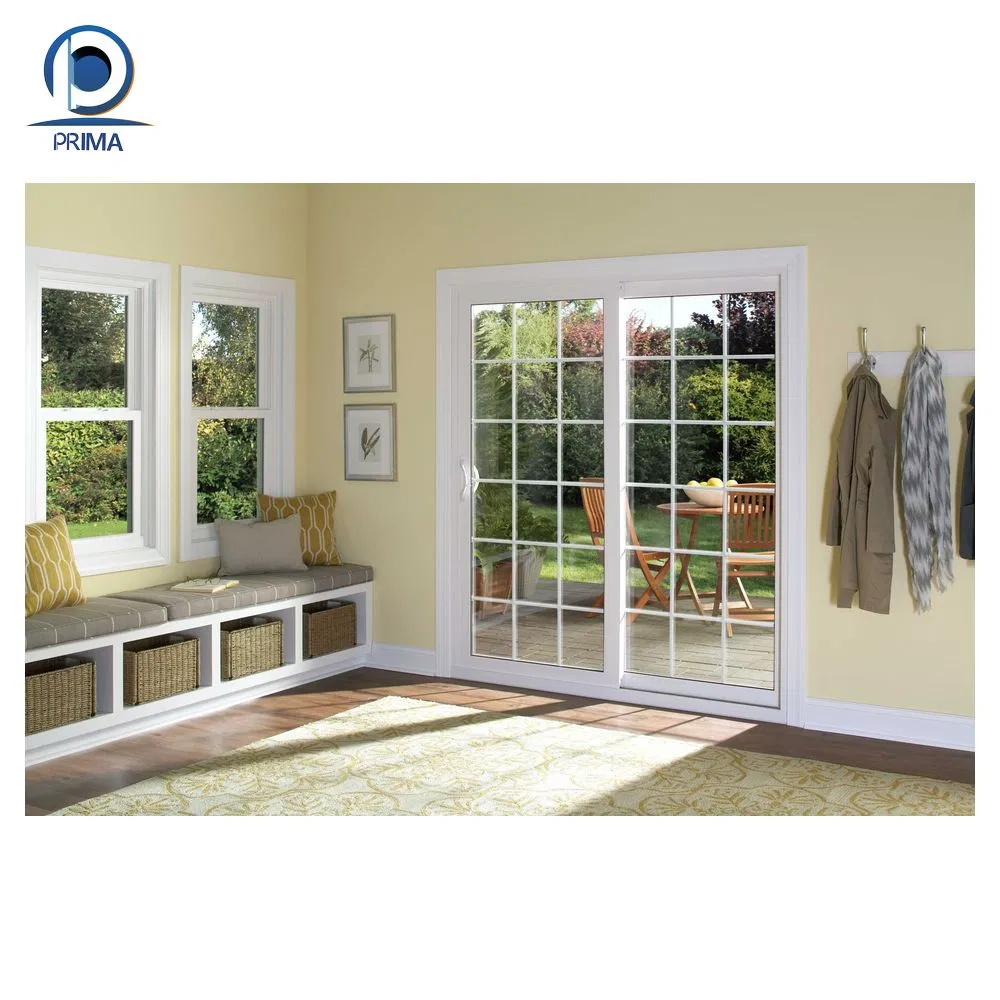 Doors Simple Design Modern American Style Apartment Villa Customized UPVC Doors