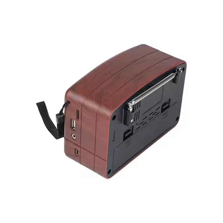 Ретро радио NS-3380BT с Bluetooth, деревянный корпус