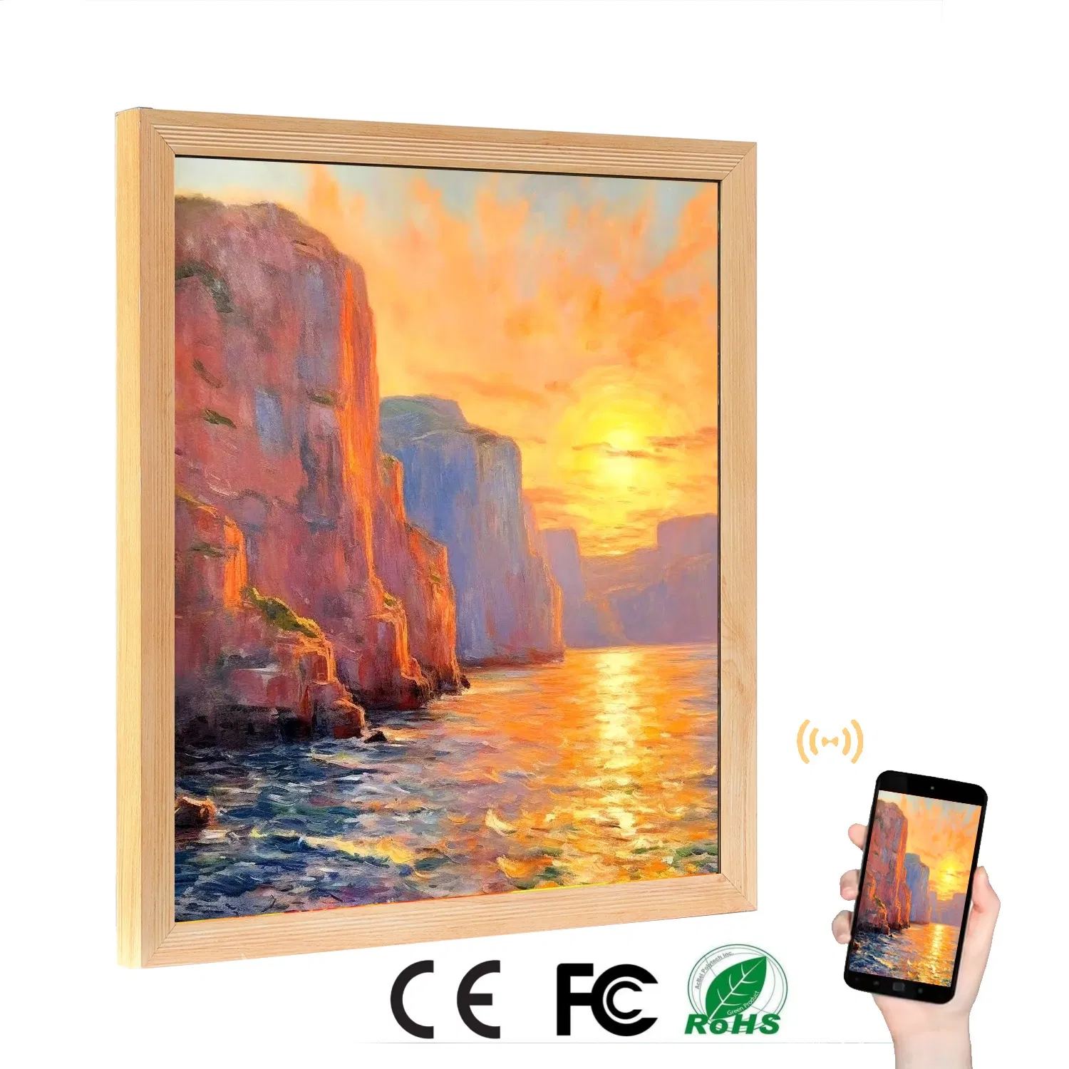 Цифровая фоторамка Android 19.2" с сенсорным экраном