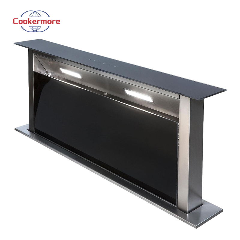 90cm Kitchen Drowndraft Cooker Hood with Stainless Steel Range Hood