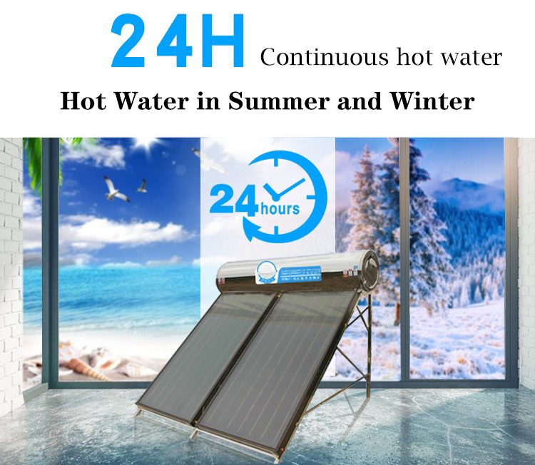 Solar Water Tank System Heater for Household Redidence Non-Pressure Whole Set Pressurized Solar Panel Heater