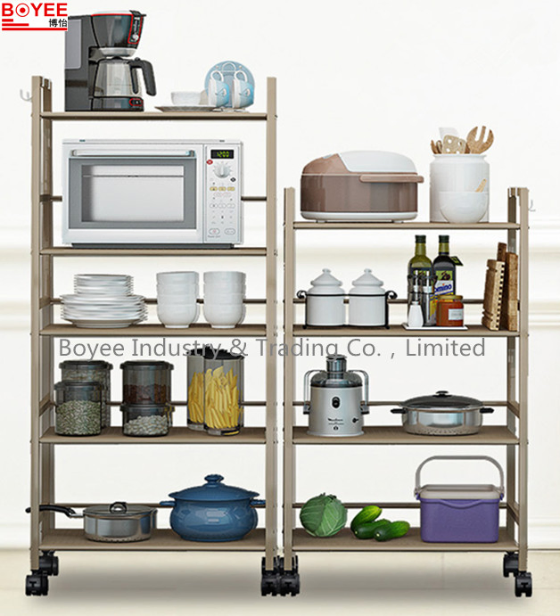 Iron Steel with Wood Board Wheel Tire Storage Rack