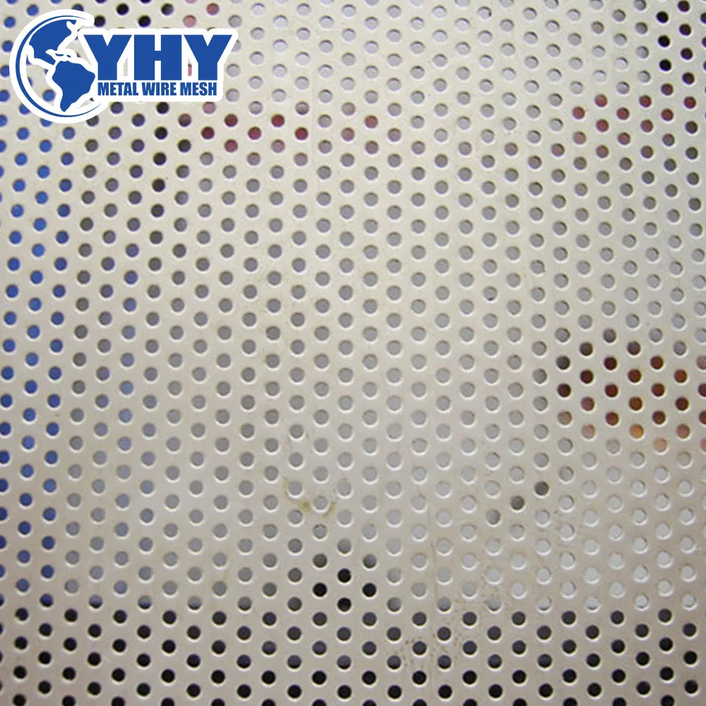 Sound Proof Round Hole Punch Plate Perforated Metal Sheet Fence