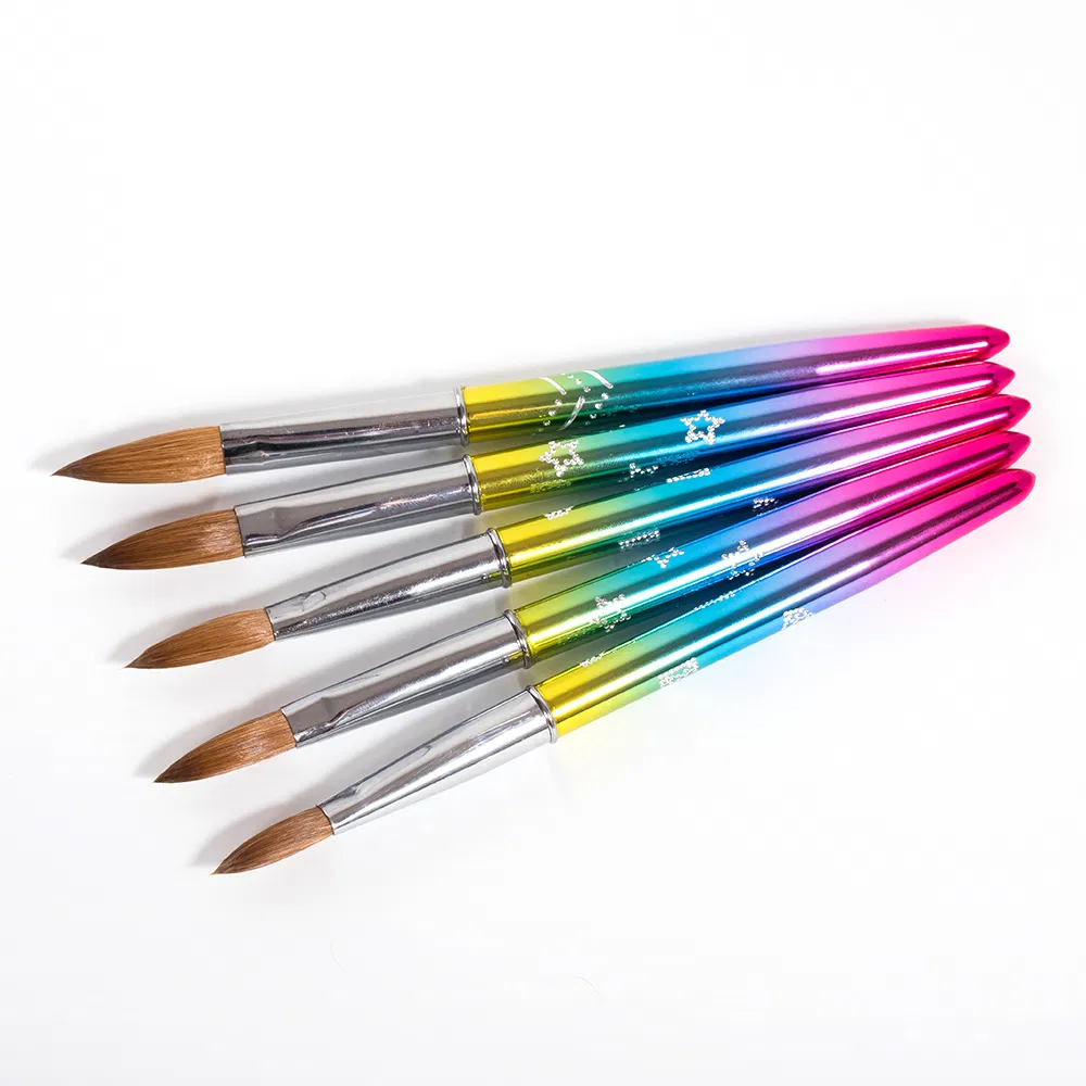 Guyo Rainbow Diamonds #2 Kolinsky Acrylic Nail Brush