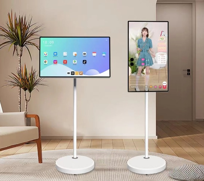 Мобильная цифровая вывеска 21.5 дюйма на Android с батареей