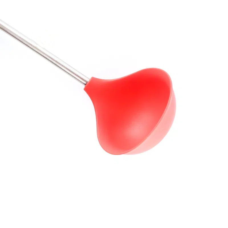 Silicone Chef Kitchen Utensil Nonstick Heat Spoon with Stainless Steel