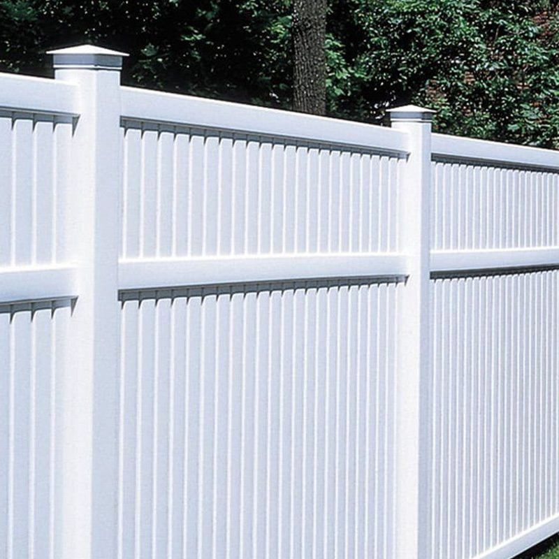 Customization Supported Hot Selling Modern Garden Fencing White Plastic Vinyl PVC Privacy Fence