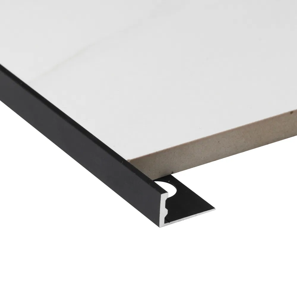 Wall Porcelain Curved Corner Aluminum Tile Edging Trim for Ceramic Listello