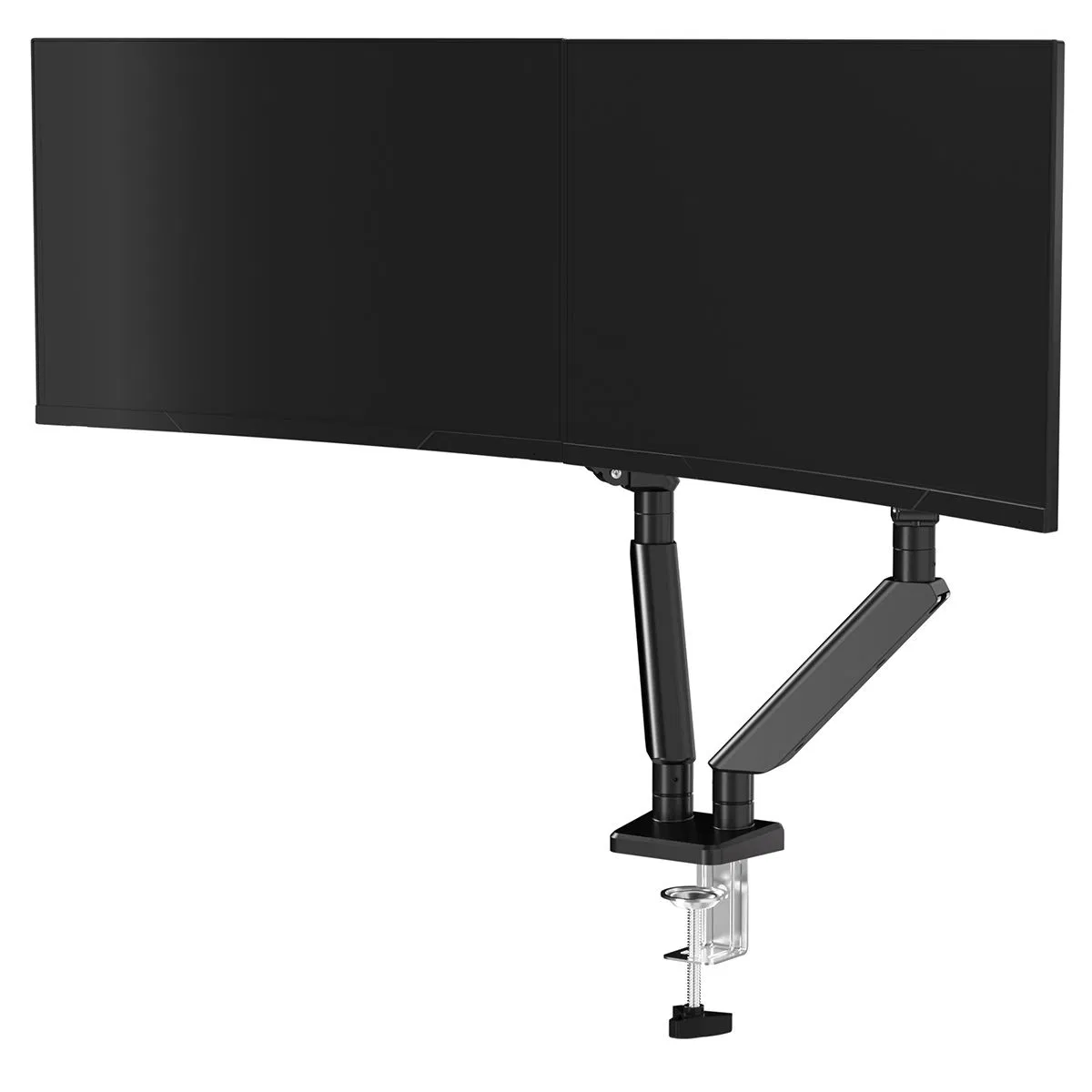 Газопружинный кронштейн для двух мониторов