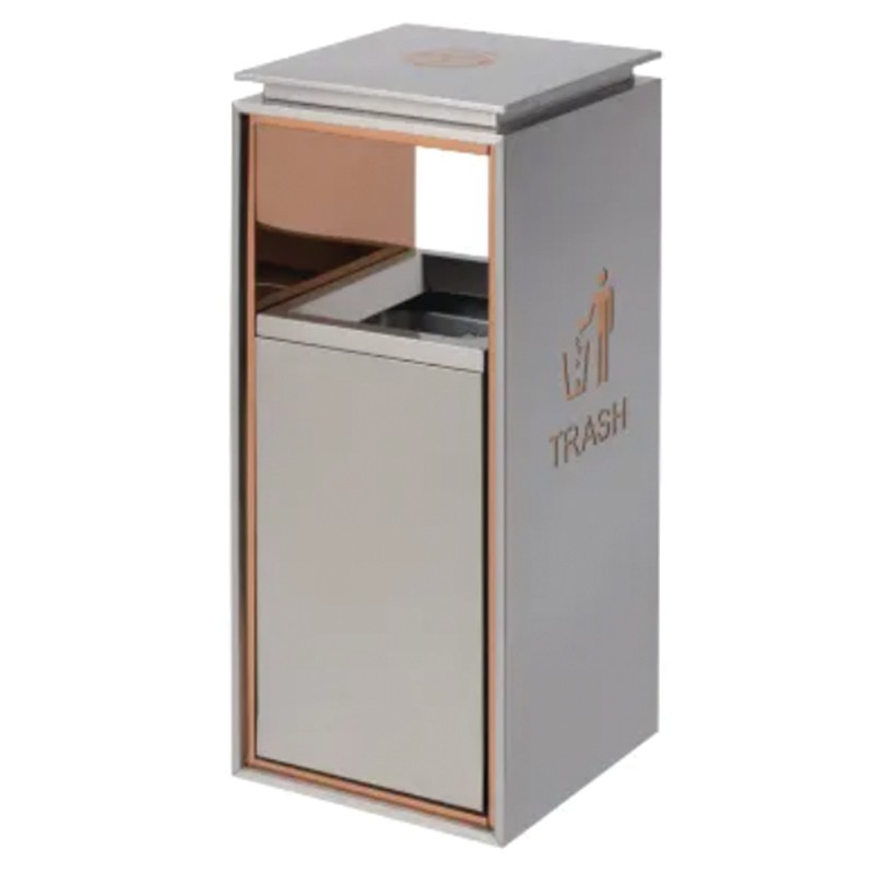 Wholesale Public Dump Commercial Outdoor Standing Metal Recycling Trash Hotel Waste Bin