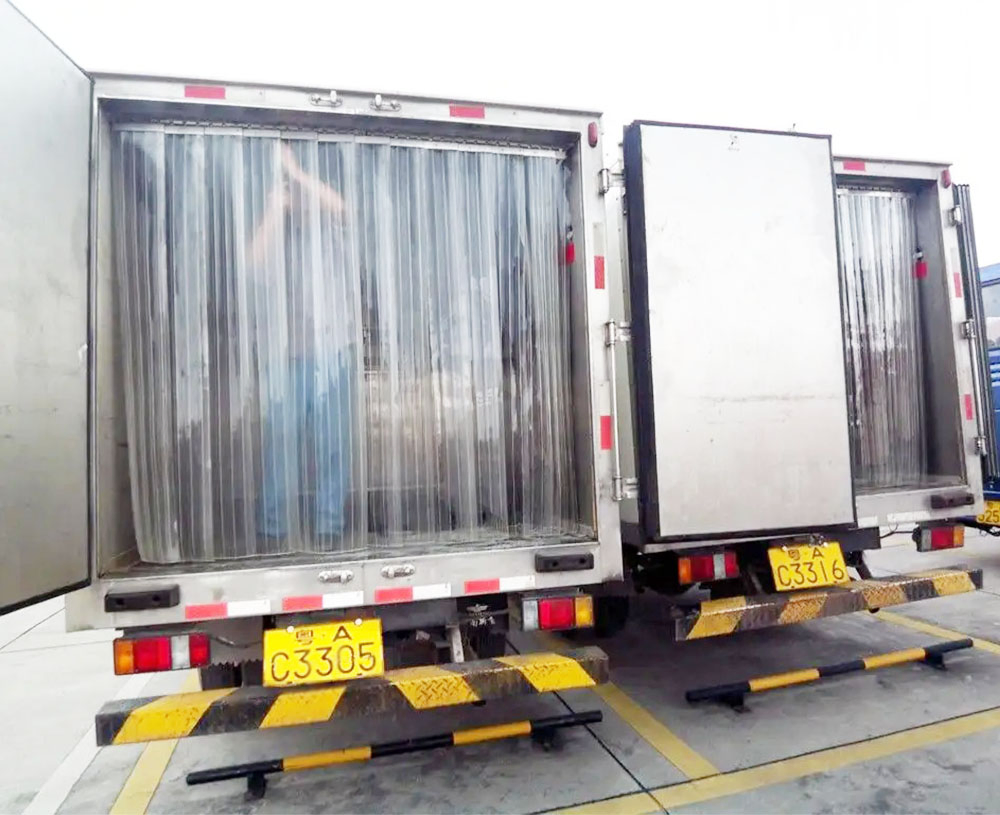 2mm 3mm Anti-Scratch Durable Clear Ribbed Replacement Plastic Curtain PVC for Warehouse