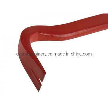 Wrecking Bar with High Quality Coated with Red Lacquer Forged and Heat-Treated