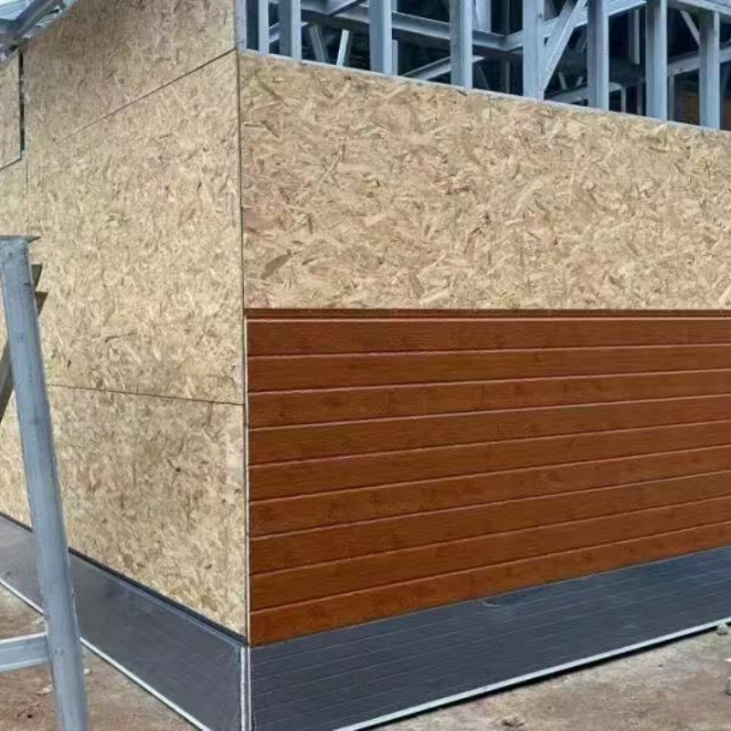 Металлическая панель для декора фасада с тиснением