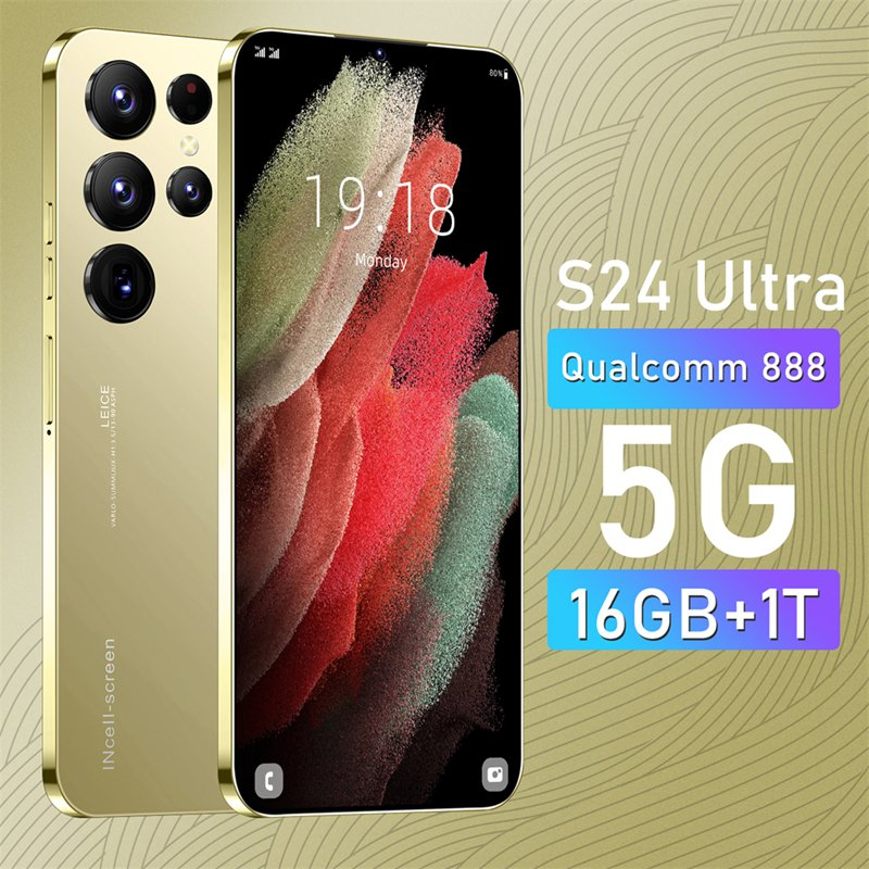 S24ultra Gaming Phone 16GB+1tb 120Hz Refresh Rate 5000mAh 5g Unlocked Smartphone