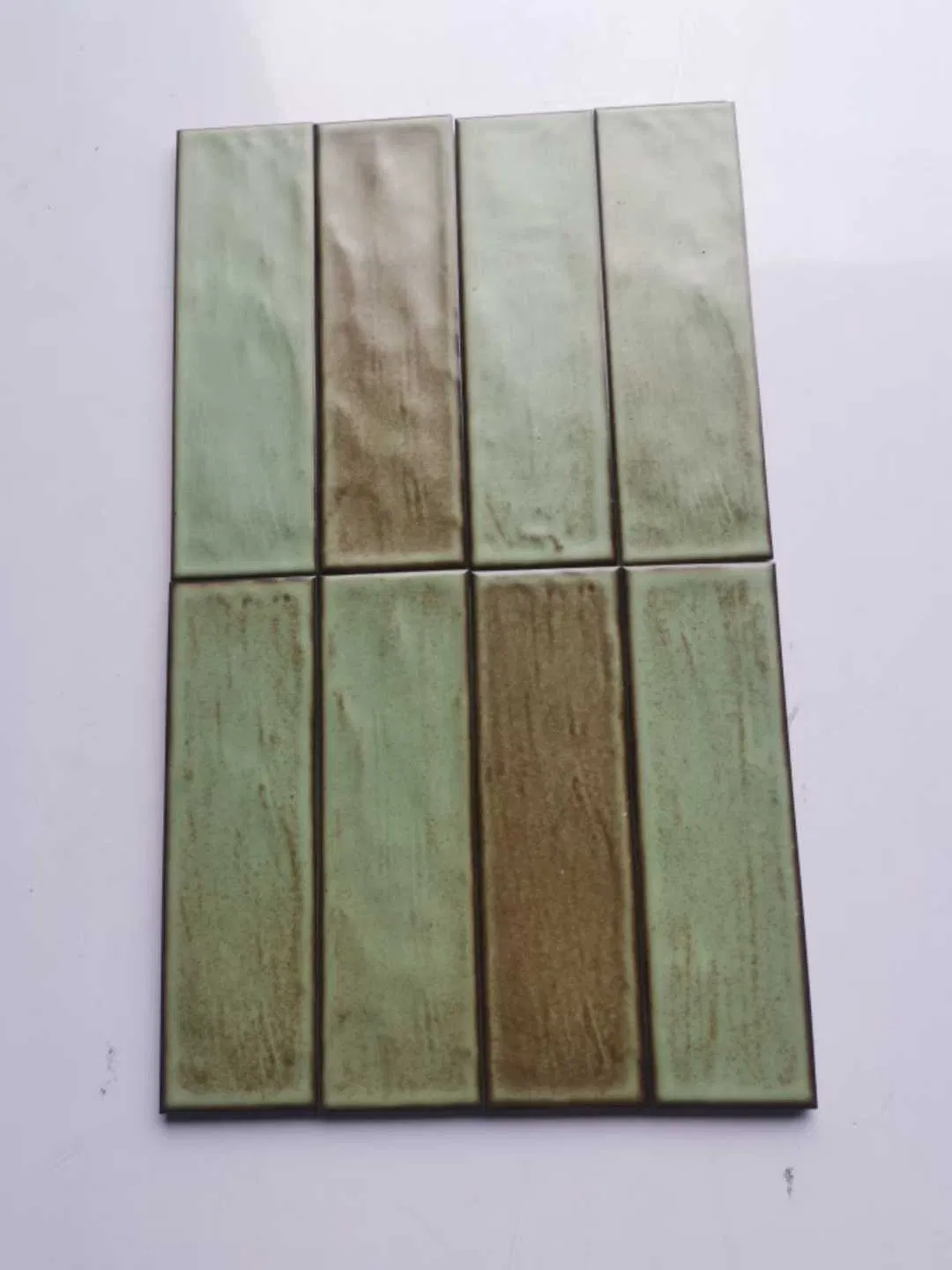 Europe Design Styles Ceramic Kiln Gradualy Change Color Size 60X200mm Mosaic Tiles