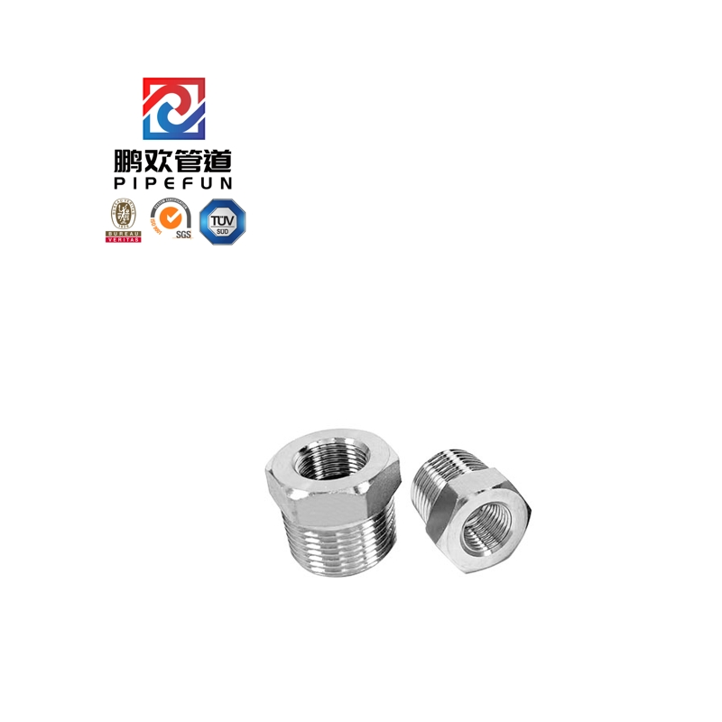 Stainless Steel Forged Fitting Reducing Hex Head Bushing 1/2''-48''