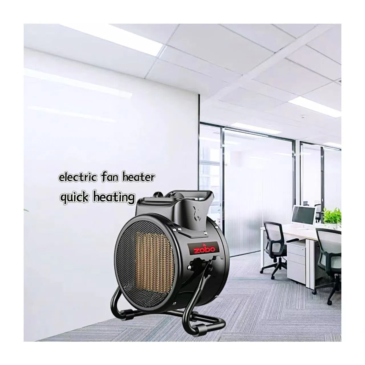 High Efficiency Electric Fan Heater for Indoor Home Comfort