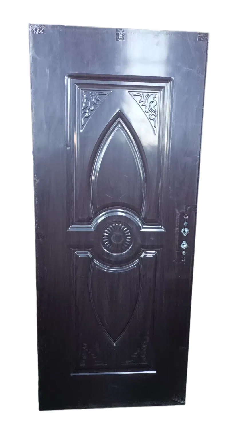 Elegant Patio American Panel Door with Steel and Wood Design