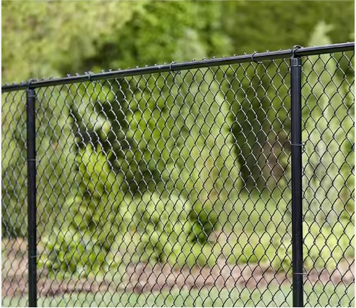 Philippines 9 10 Gauge Cyclone Wire 4FT 5FT 6FT 7FT 8FT 10FT Tall Chain Link Fence Industry Galvanized Chainlink Fence