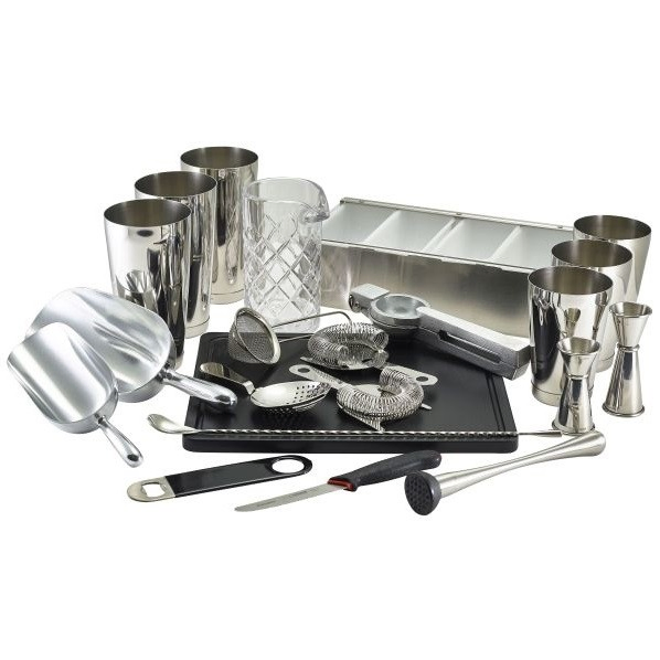Stainless Steel Martini Bartender Kit Cocktail Shaker Set Bartender Kit