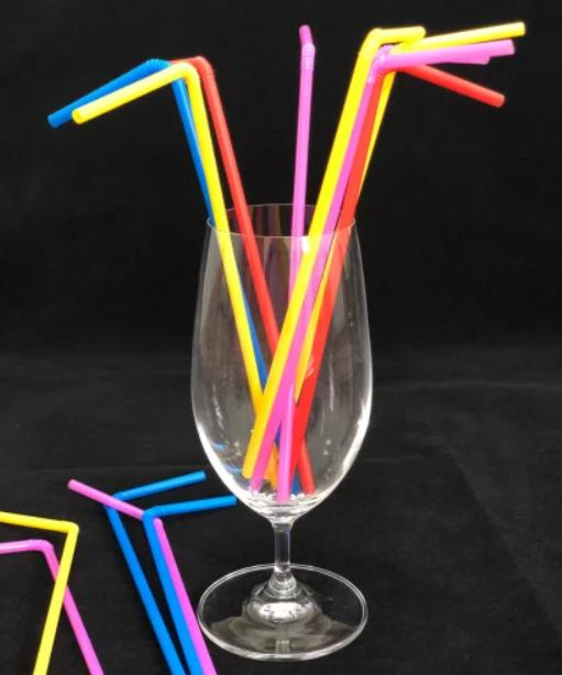 Biodegradable Disposable PLA Drinking Straws with Different Color 6mm-8mm