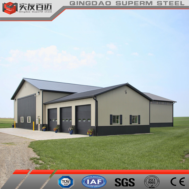 Steel High Rise Building Pre Fabricated Houses Wedding Hall Barndominium Kits Pole Barn Homes