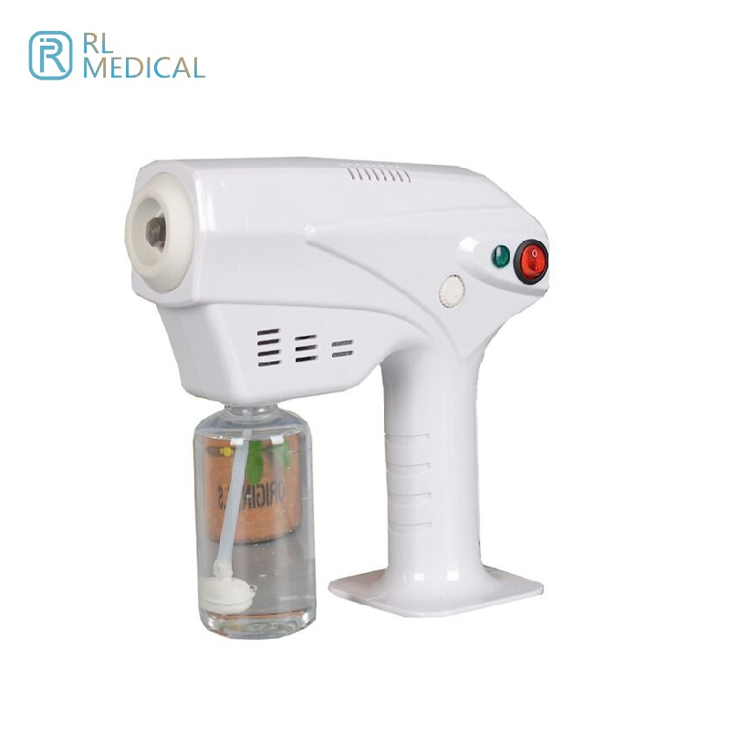 Handheld Blue Light Mist Spraying Electric Sanitizer Nano Atomizer Sprayer