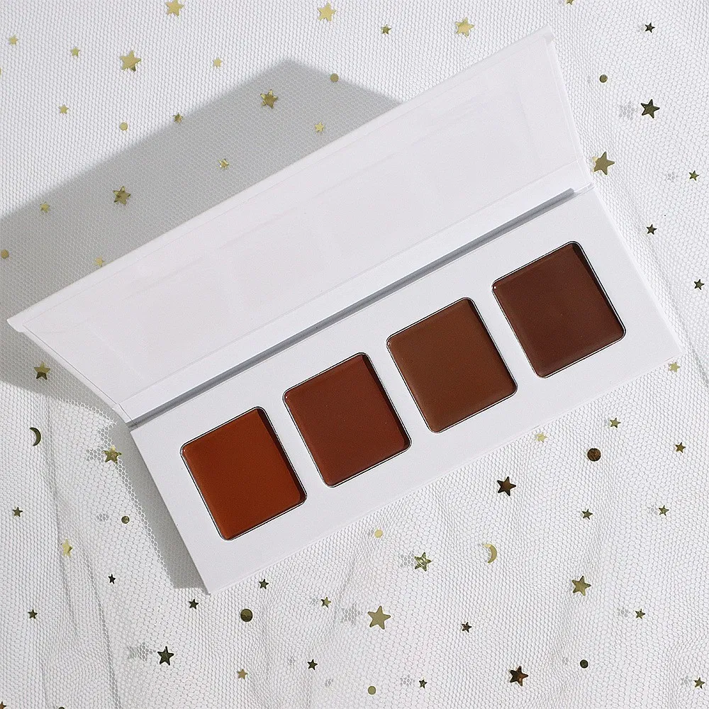 19 Colors Optional Black Compact 10 Sets Exquisite Soft Concealer Natural Long Lasting Private Label Lightweight Makeup