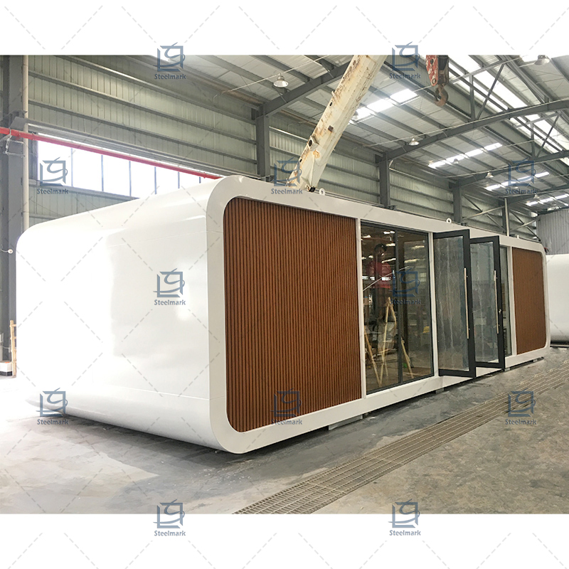 New Container House Apple Cottage with Balcony Custom Designed Living Area, Restaurant, Office