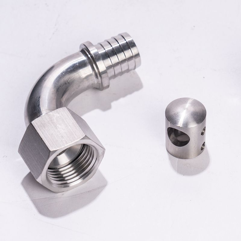 Custom Made Stainless Steel Hydraulic Adapter and Connections for High Pressure Hose Hydraulic Fittings Double Pipe Nipple