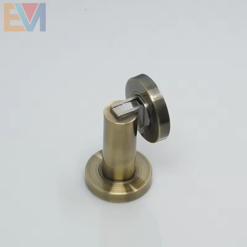 Decorative Floor Door Protector for Hotels Modern Design Zinc Alloy Door Stopper