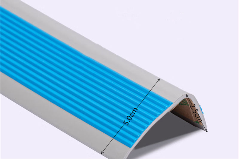 Rubber Strip Stair Nosing Corner Trim Non-Slip Step Tread L Shape Stair Edge Protector