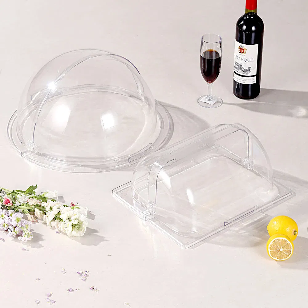 Premium PC Plastic Acrylic Food Cover Clear 1//2 Gn Pan for Buffets