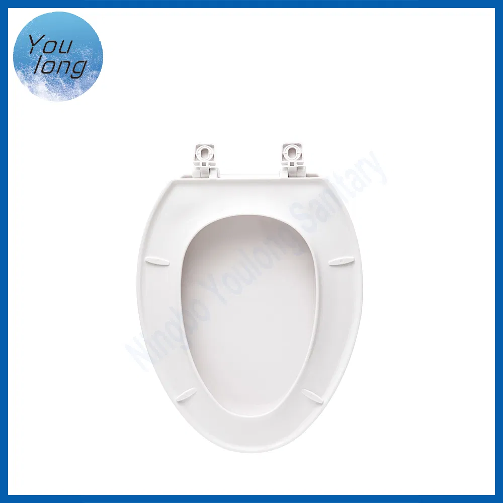 Bathroom Standard Toilet Seat Soft Close Plastic Toilet Seat Cover Washable Toilet Seat