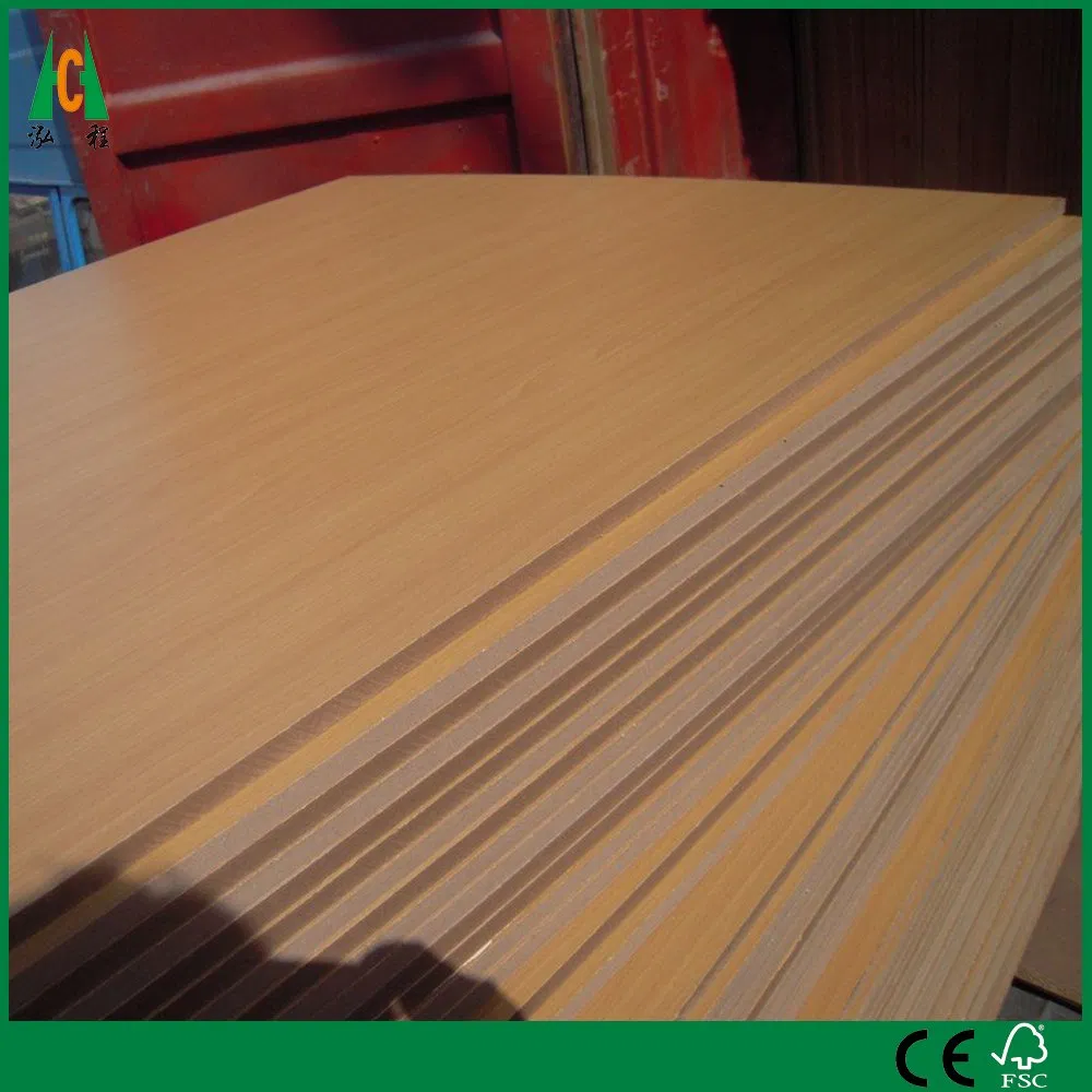 Embossed Melamine Plywood with Wood Grain Color