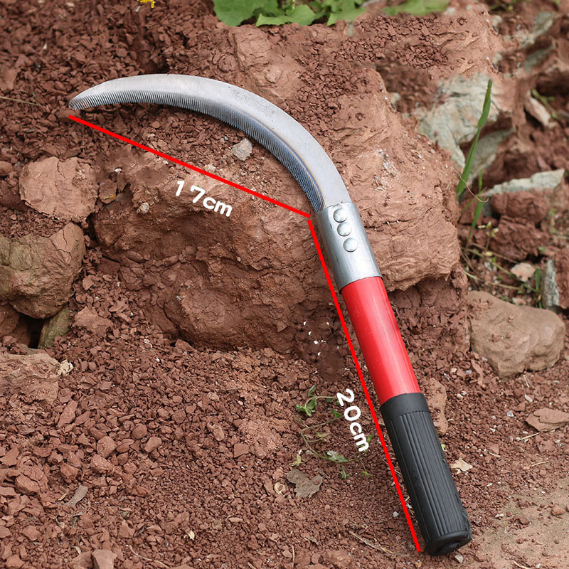 Popular All-Steel Sickle Agricultural Serrated Scythe Cutting Corn Home Use Sickle