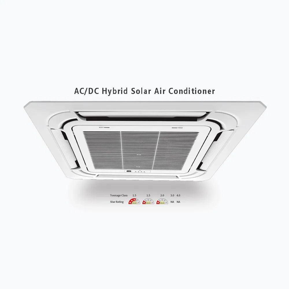 Solar System Central Air Conditioner 24000BTU Inverters Acdc Hybrid
