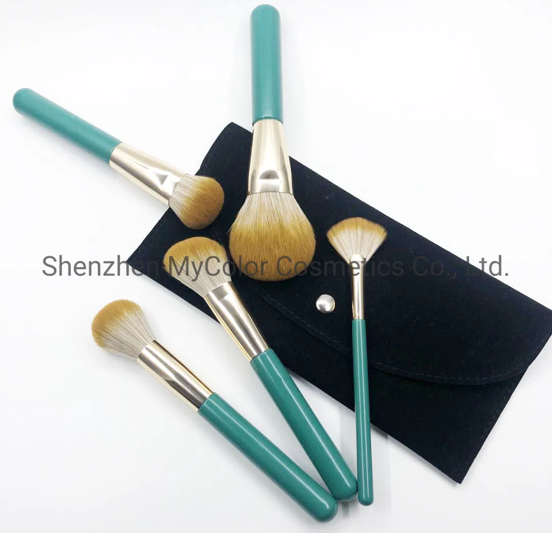 Luxury Makeup Bag Private Logo Kabuki Powder Eyeshadow Blush Makeup Brush Sets