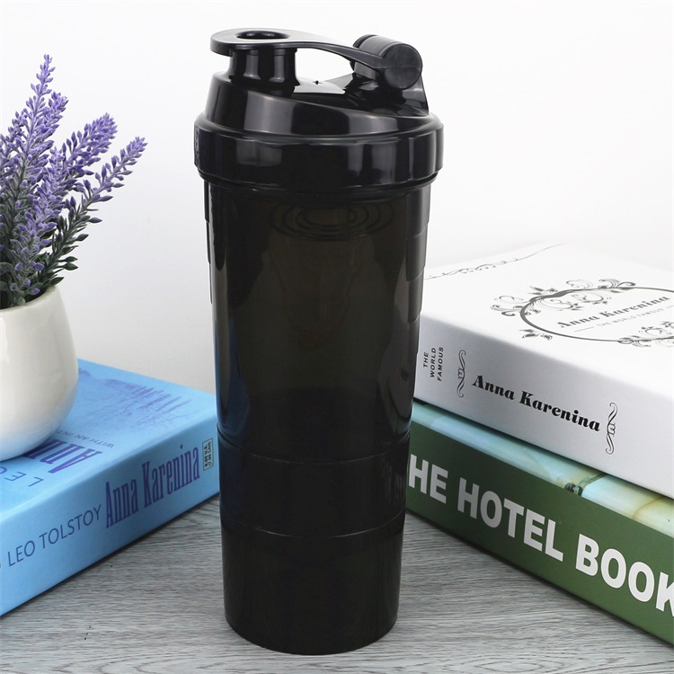 Протеиновый шейкер спортивный, пластиковый, с кастомизацией