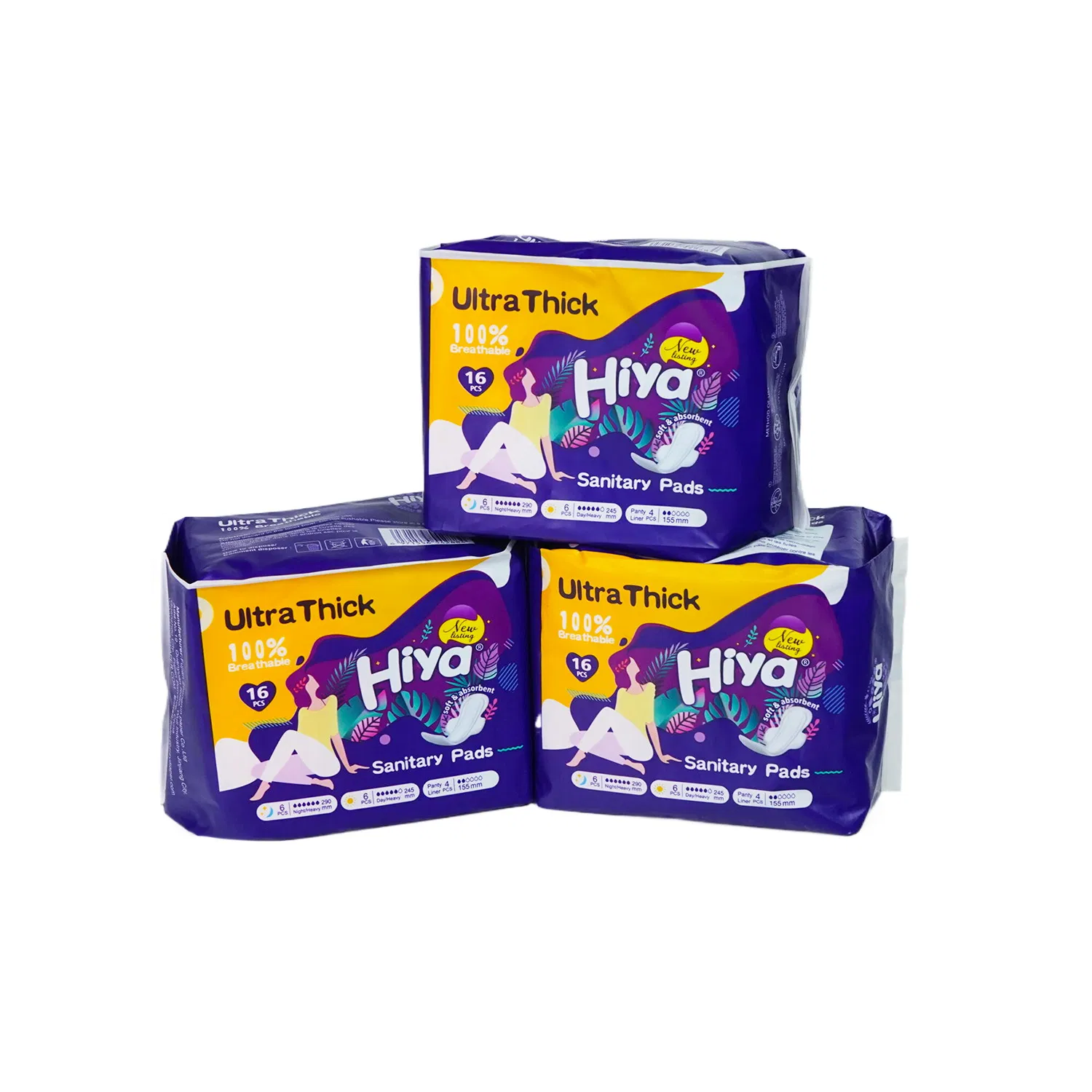 Ultra Thick Sanitary Napkins Long Pads for Night Using