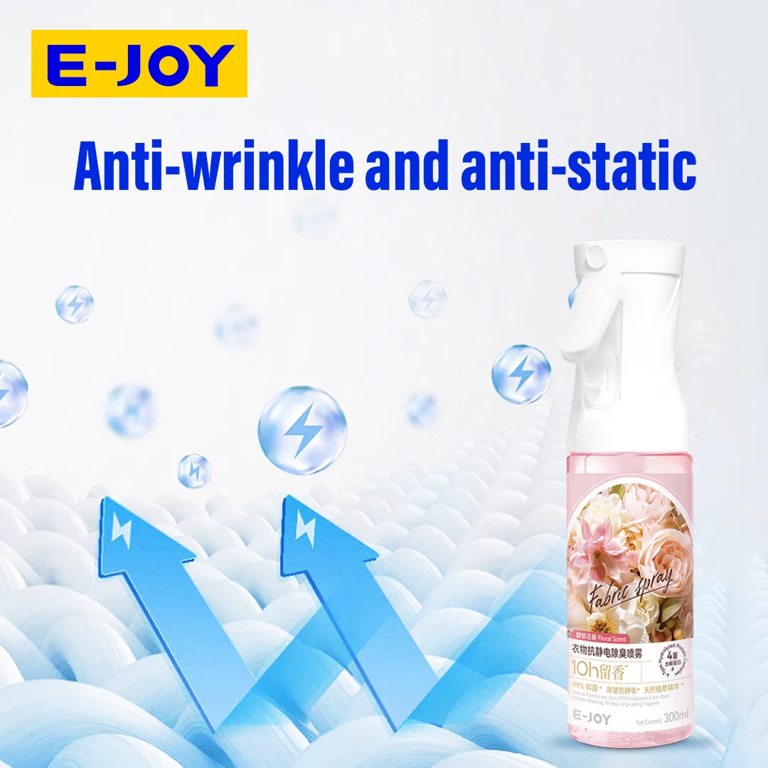 Anti-Static Fragrance Spray for Clothes with Long-Lasting Scent and Multi-Surface Stain Removal
