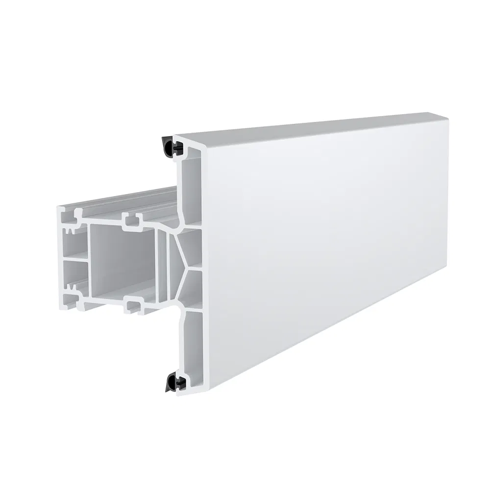 Structural Components Extrusion White UPVC Window Plastic Profile for Sale