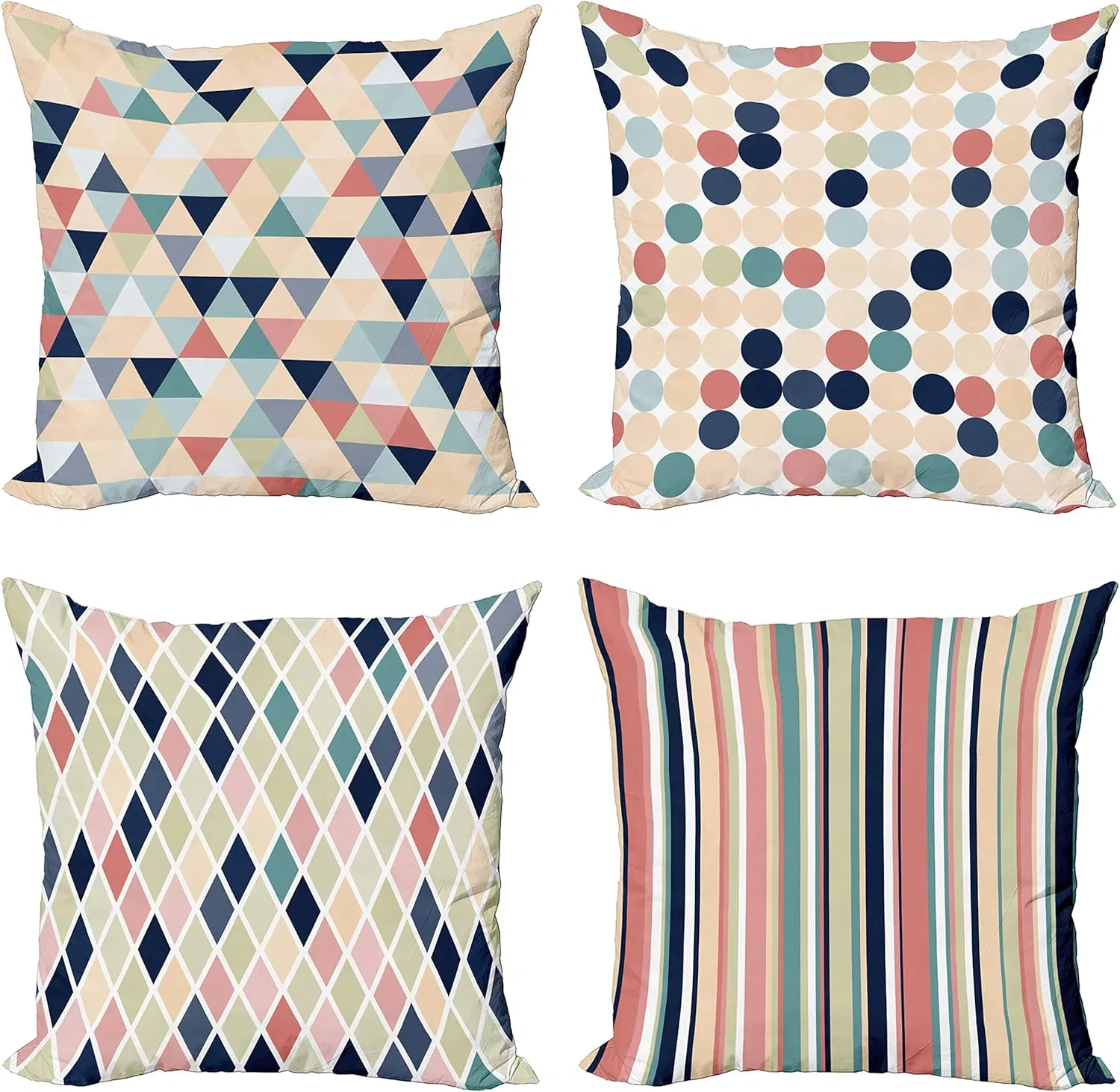 Stylish Geometric Celebrity Pattern Cushion Cover for Home Decor