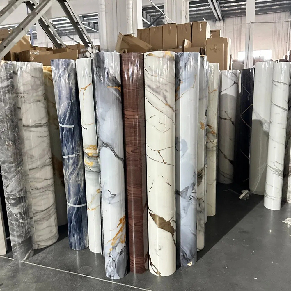 Self Adhesive 3D Marble Wall Sticker Large Size Scratch Resistant Bathroom Decor