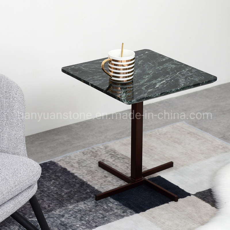 Modern Style Natural Marble Square Dining Room Tables