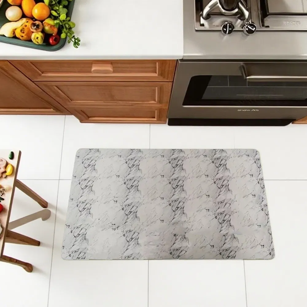 Thickened PVC Kitchen Rugs 21mm Thickness Decorative Kitchen Mats