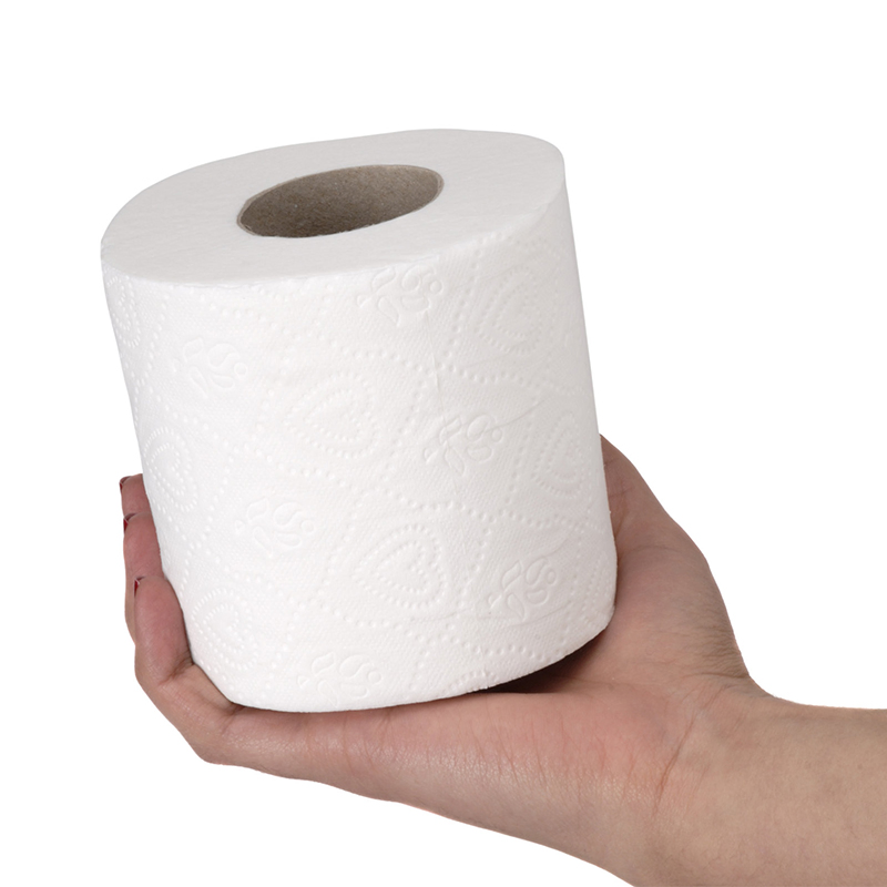 Custom Logo Eco Friendly Water Soluble Toilet Paper 1 Layers Tissue Roll Disposable 2ply Toilet Paper