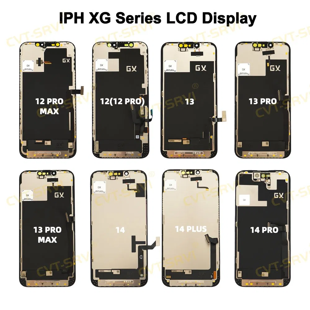 Best Quality Gx OLED Touch Screen Cellphone Lcds for iPhone 11 12 13 14 15 16 PRO Max X Xr Xs 6 6s 7 8 Plus 6g 7g 12 13 Mini