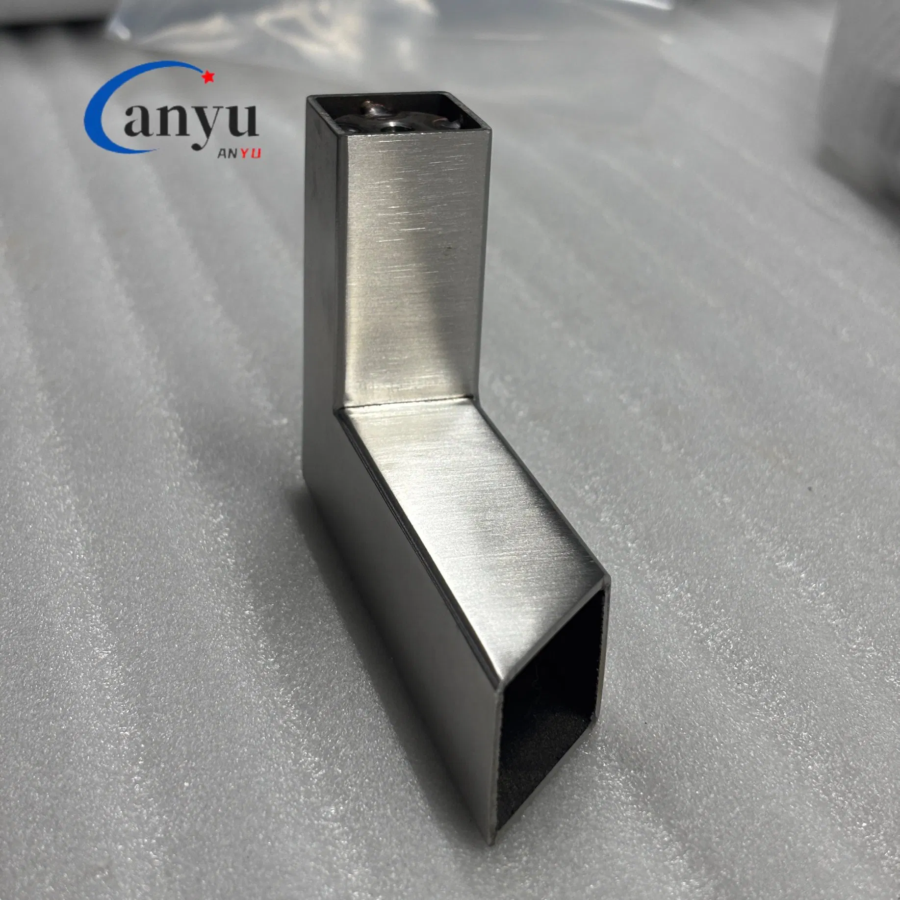 High-Quality Satin Handle Foot for CNC Machining Solutions Glass Hardware